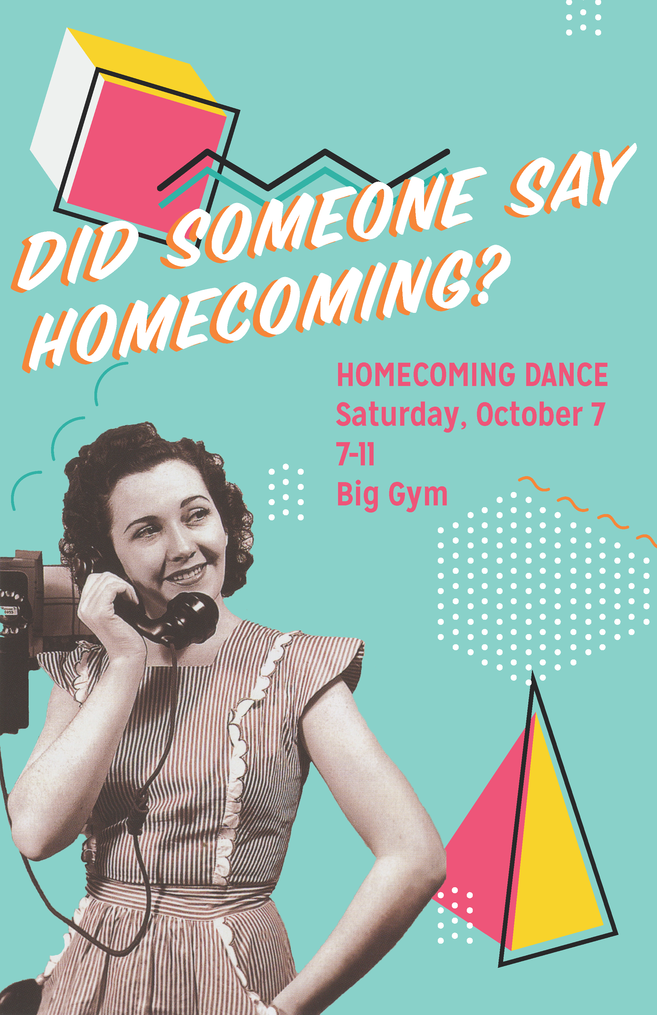 homecoming poster