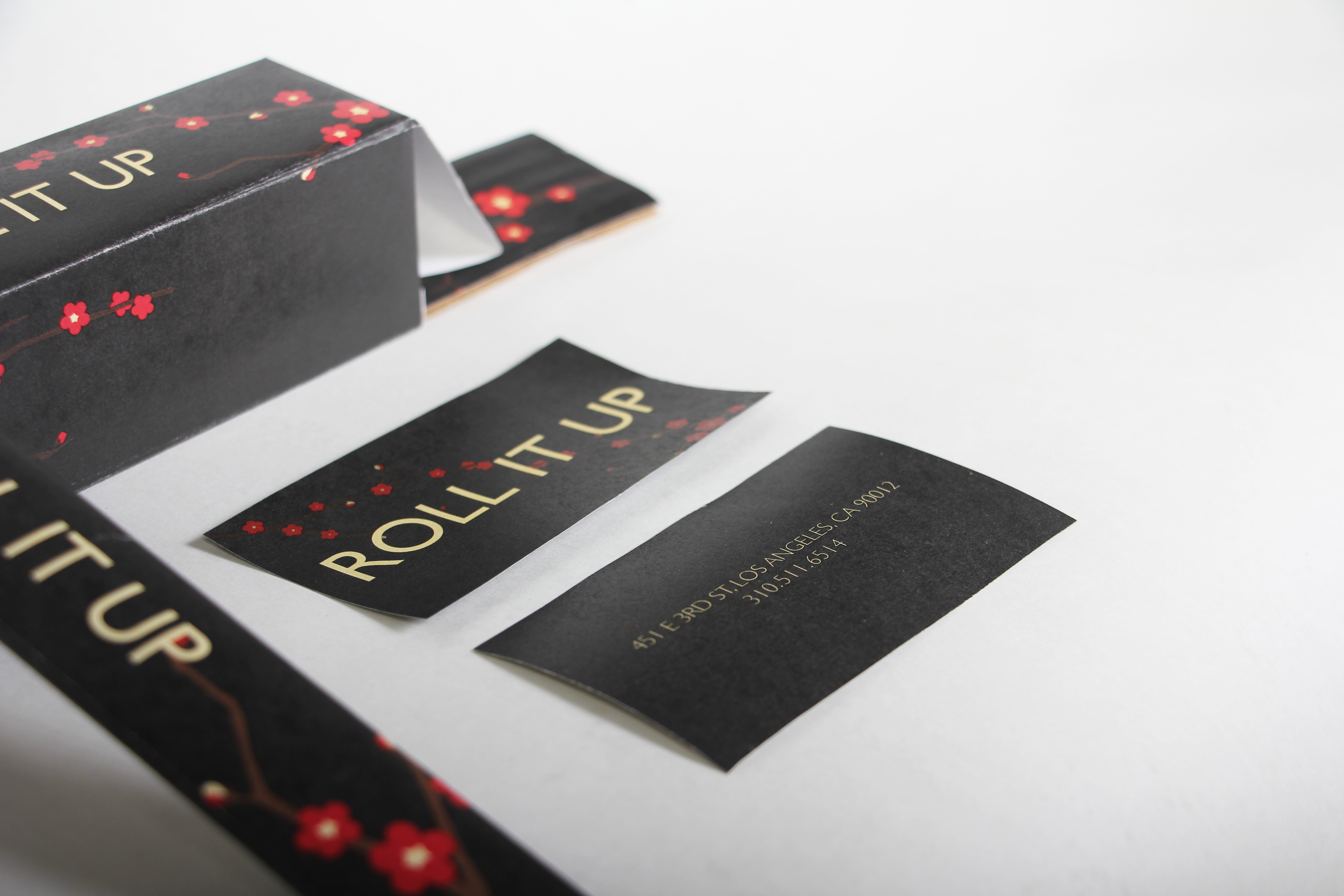 business card close up
